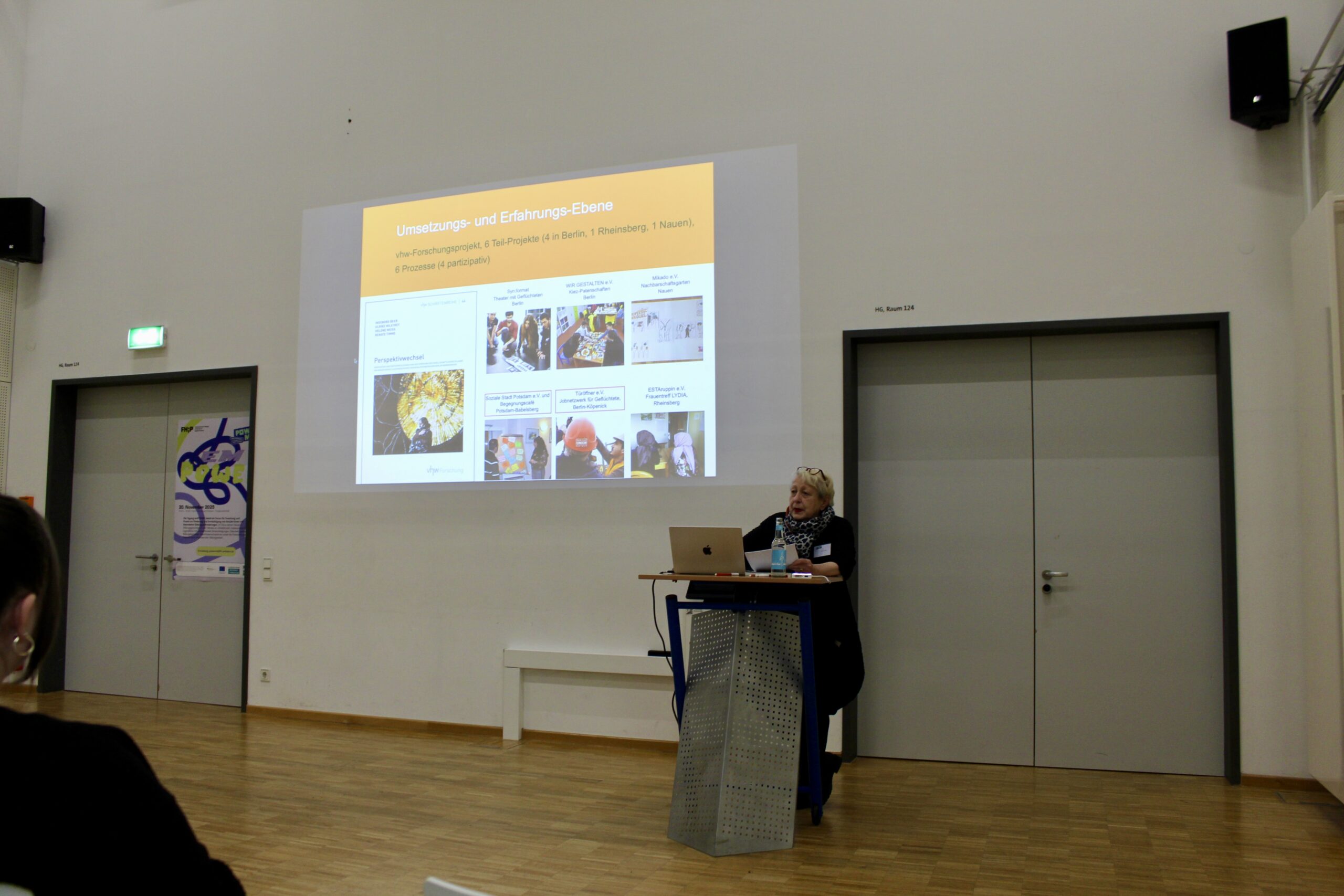 Dr. Ingeborg Beer während ihrer Präsentation